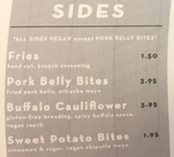 Page 3 of menu, Krunch in Houghton, MI